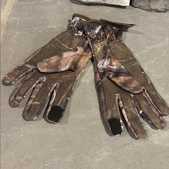 Mossy Oak Country DNA Blocker Shield, fleece gloves,S3 antimicrobial,touch tech - Picture 3 of 10